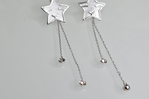 Earrings Star dhaga