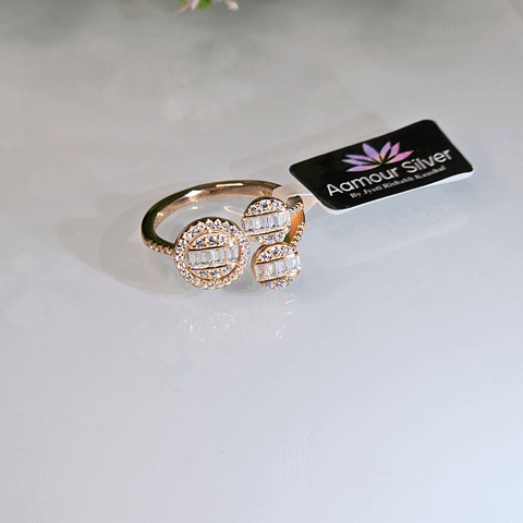 CZ Ring Rose Gold