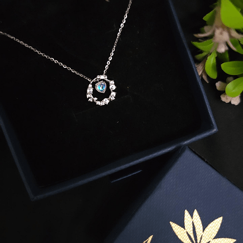 Chain Pendant Blue