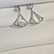Mothe of pearl cz earrings